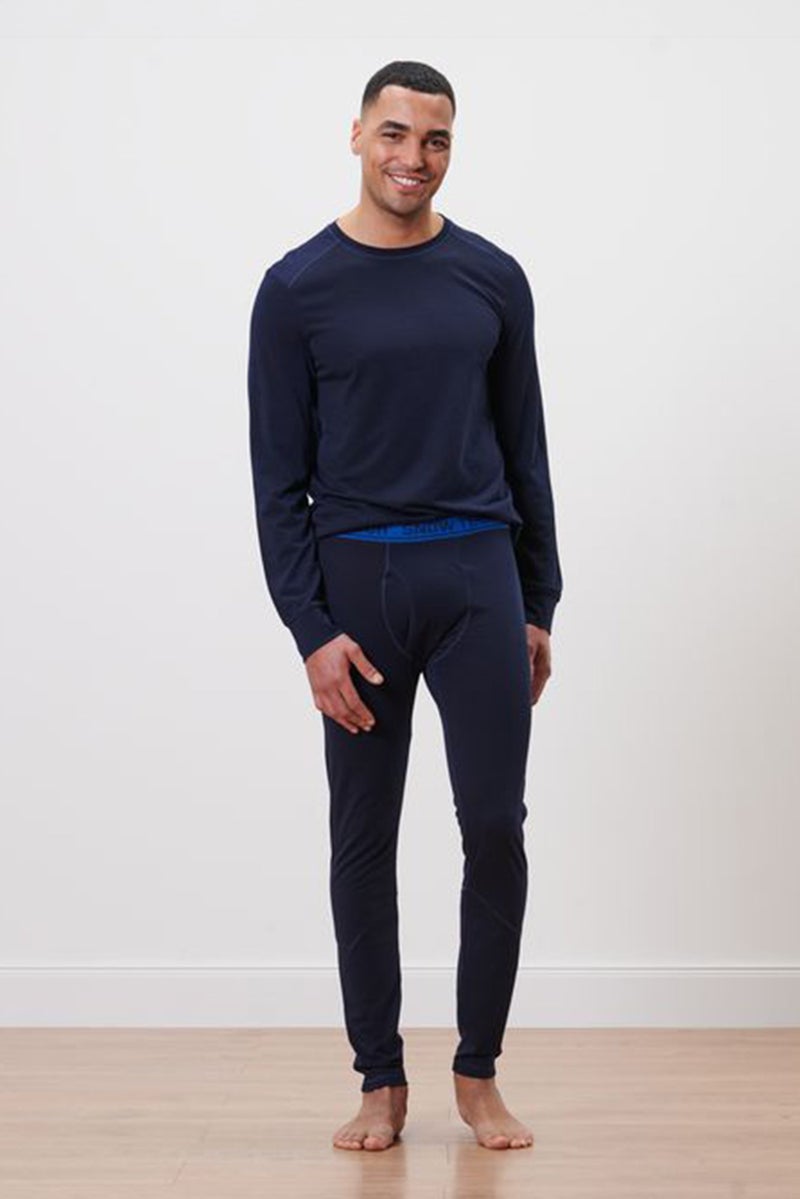 Tchibo Men Solid Long Underpants, Black - Image 1